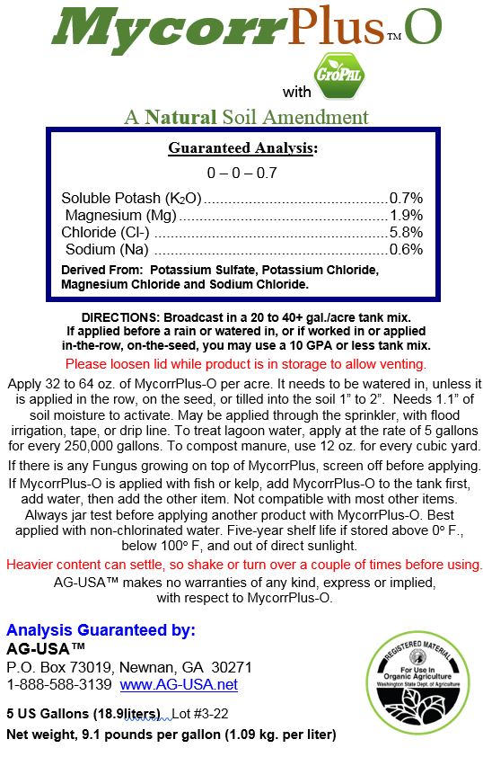 MycorrPlus-O label